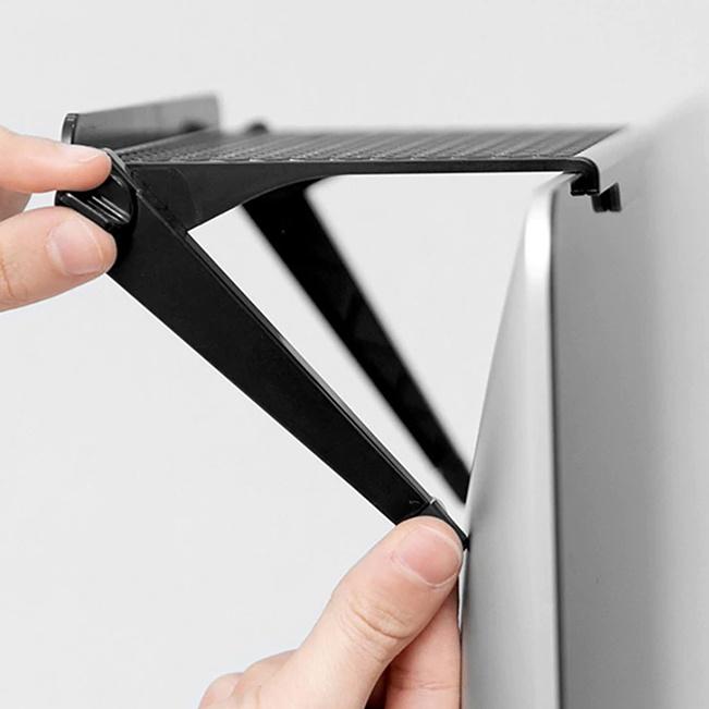 컴퓨터 모니터 위 선반 TV 위 선반 거치대 트레이 받침대