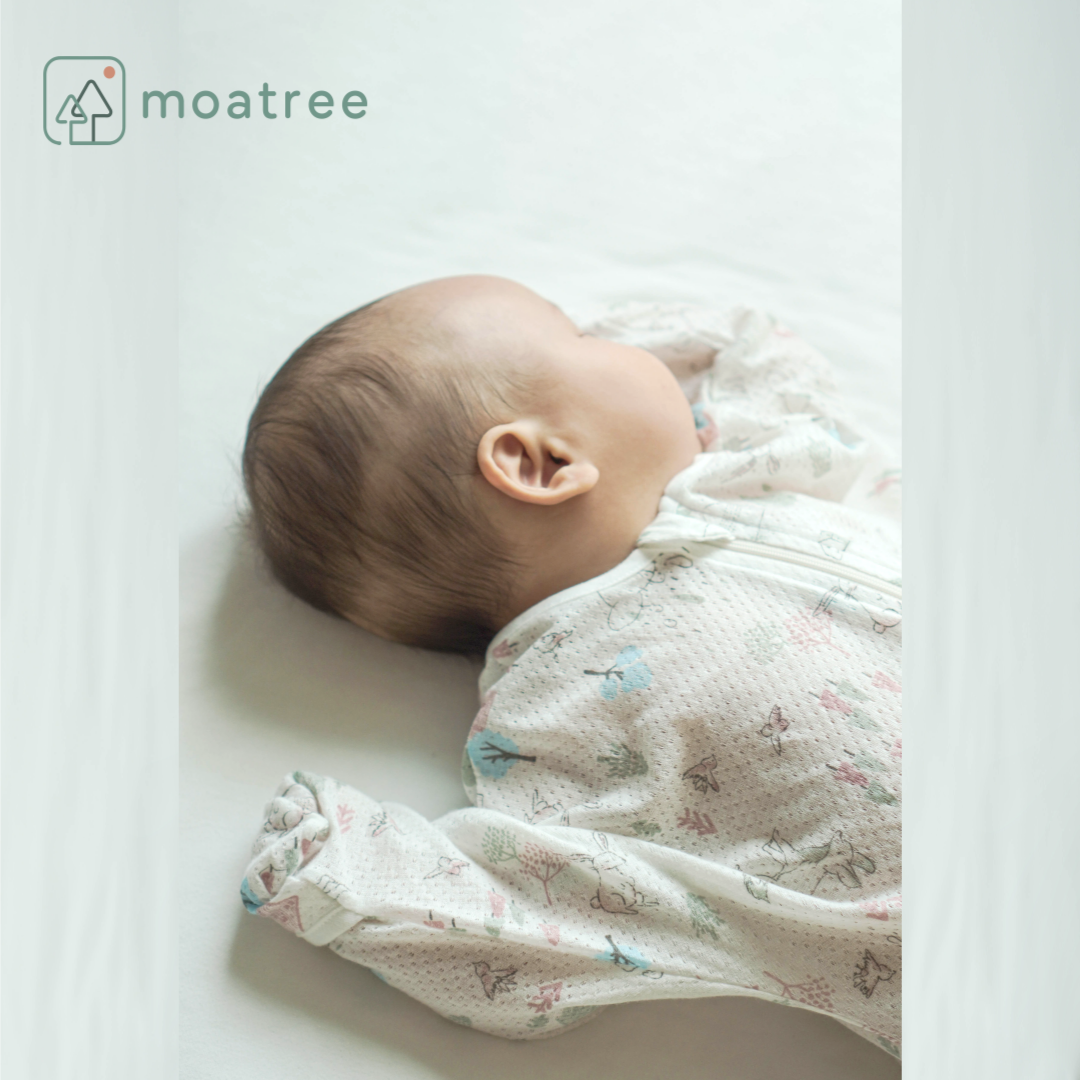모아트리 아기슬리핑백 꿀잠슈트 수면조끼 신생아 아기수면잠옷 스와들졸업 오가닉 메쉬