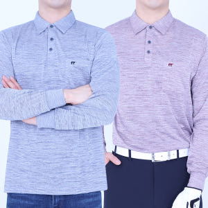 50대아빠옷 남자긴팔카라티 중년 아저씨 인견 기능성 착용 후기 | 사이즈/핏 총정리 - 상품 이미지 1