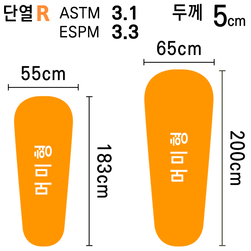 씨투써밋 울트라라이트 인슐레이티드 RG 백패킹 경량 에어매트 - 상세 이미지 3