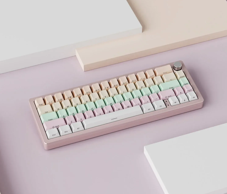 XINMENG A66 기계식 키보드 핫스왑 RGB 알루미늄 66키 커스텀 DIY 키보드 - 상품 이미지