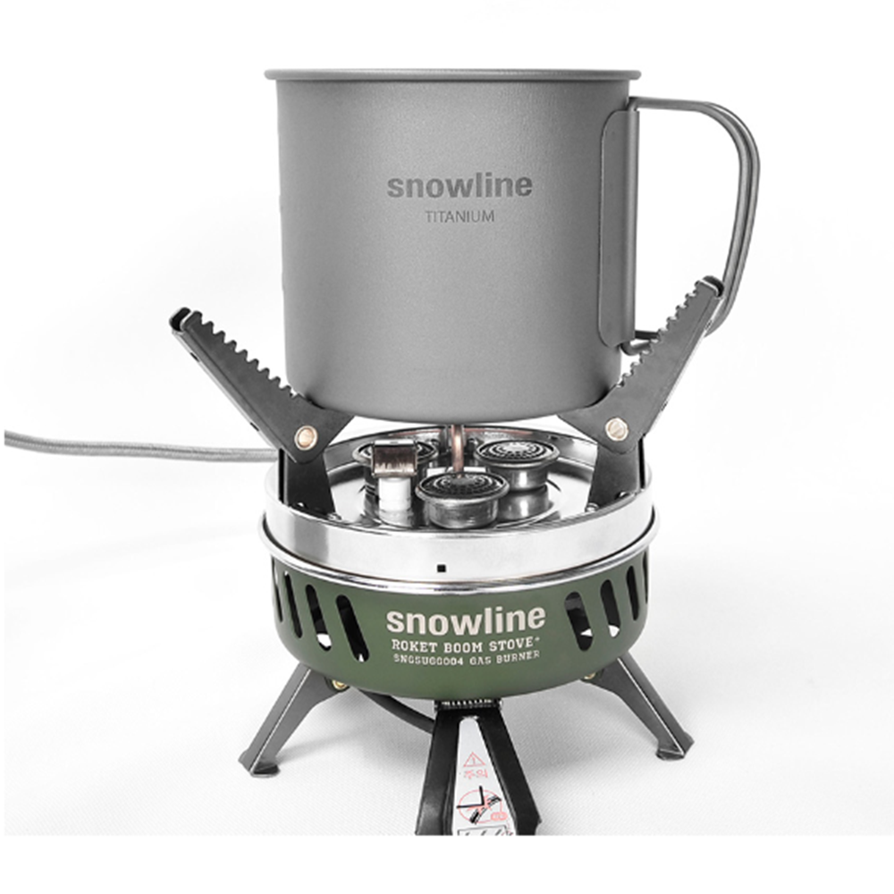 스노우라인 스토브 로켓 붐 플러스 백패킹 캠핑 고화력 가스 미니 버너