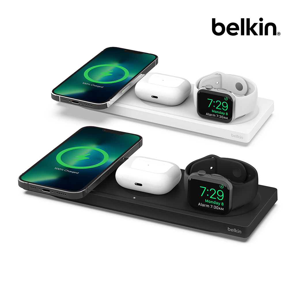 벨킨 3in1 맥세이프 충전기 패드 15W 아이폰 애플워치 고속 무선 충전 WIZ016kr