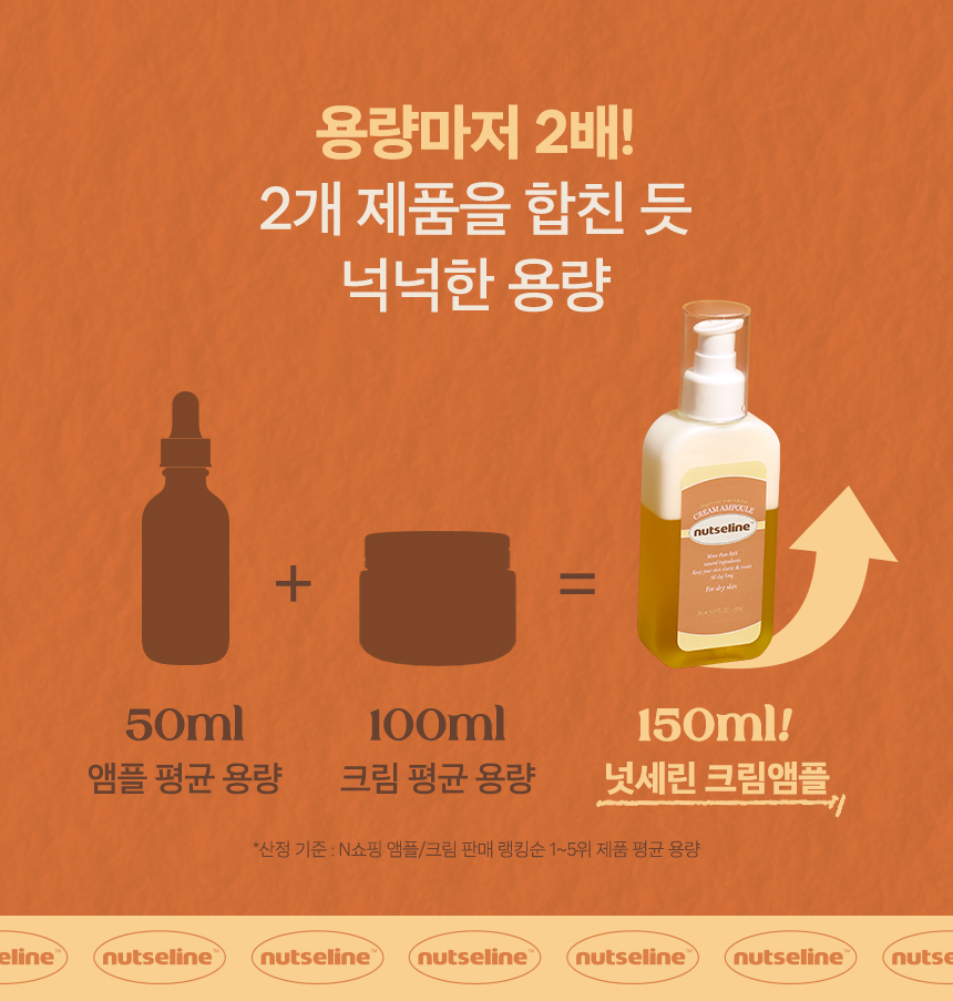 nutseline super nut cream ampoule 150ml