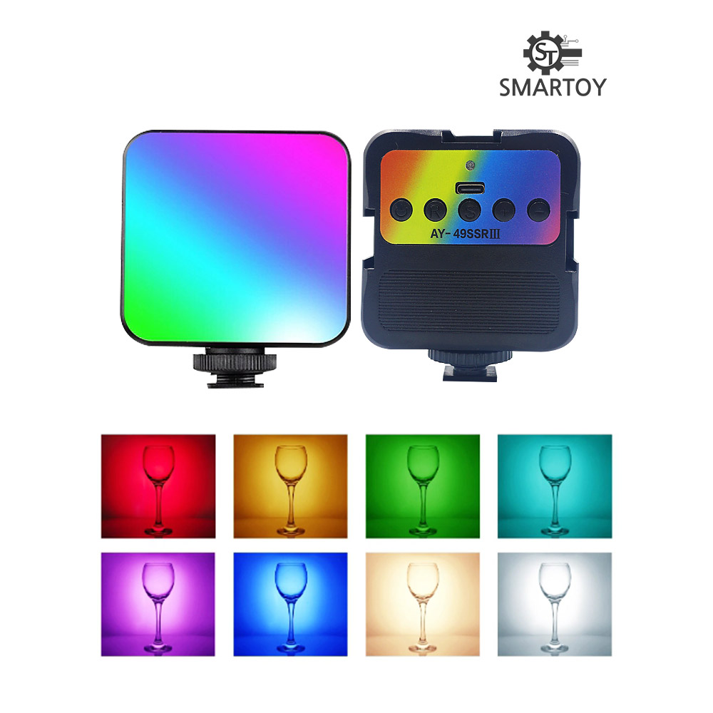 스마토이 RGB 핸드폰 미니 LED 포켓 조명 컬러조절 유튜브 - 상세 이미지 3