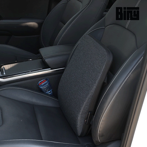 바이니 등받이쿠션 사무실의자 의자 허리 요추 쇼파 메모리폼 등쿠션 차량용 화물차