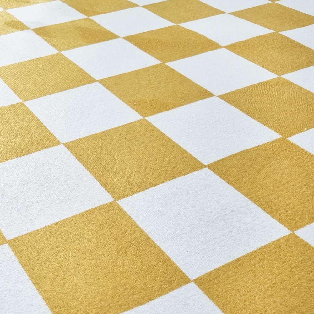 체커보드 러그 카페트 100x150 먼지없는 사계절 거실 인테리어 미니 아이방 러그