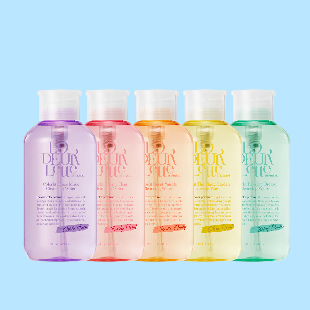 (임박) 로더렛 컬러핏 클렌징워터 더 일랑 가든 500ml 이미지 6