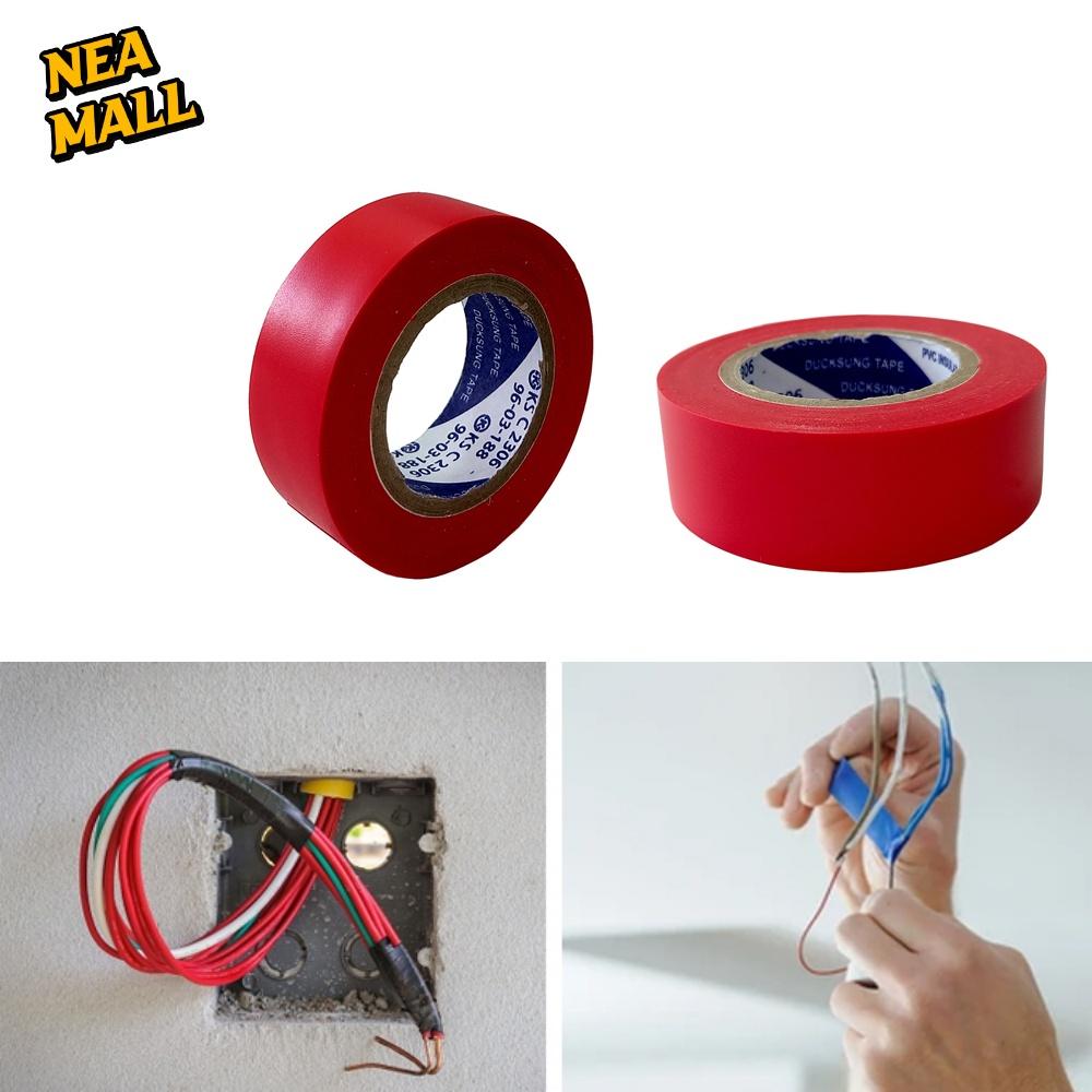 빨강 전기테이프 국산 전기 절연 테이프 19mmX10M - 상품 이미지