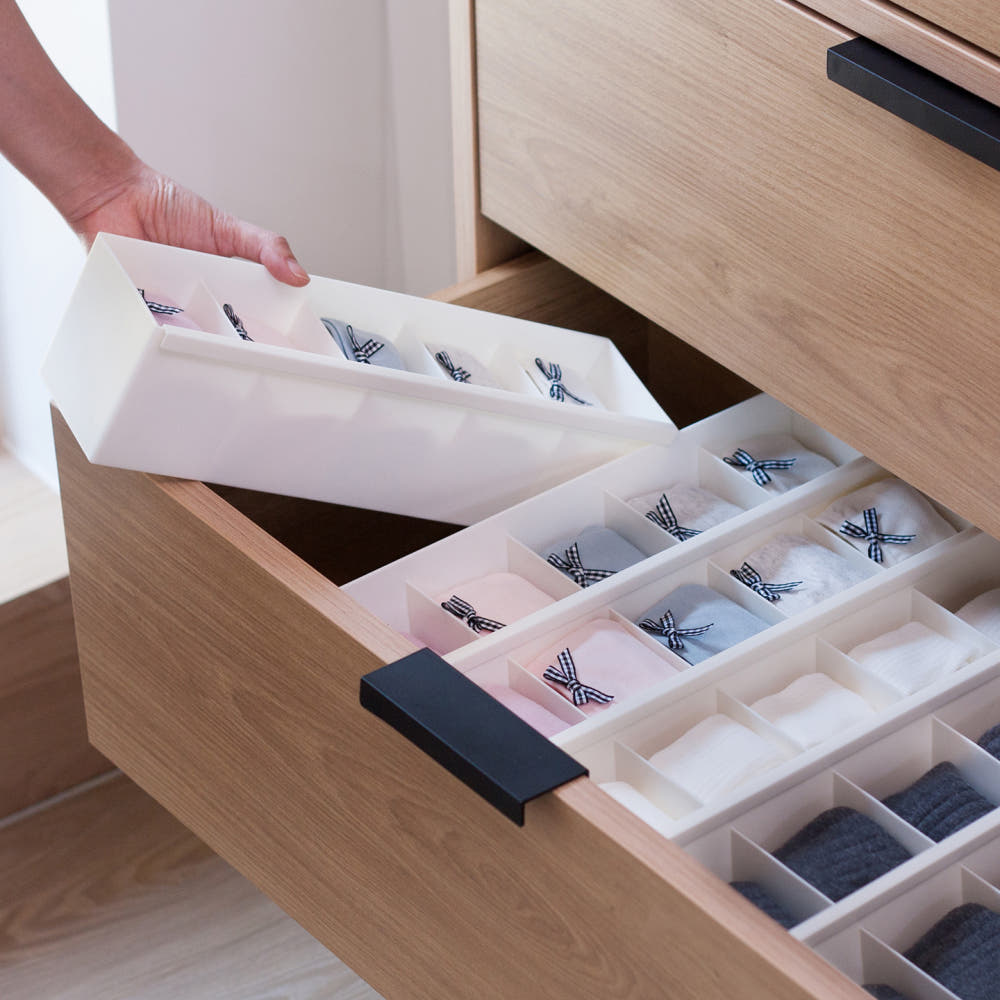 연결형 정리함 설치 예시