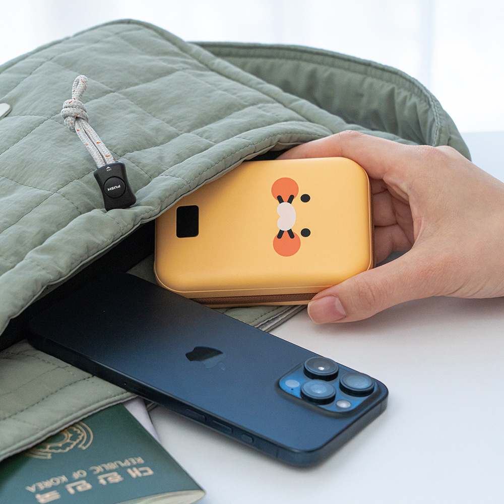 카카오프렌즈/니니즈 케이블형 맥세이프 고속충전 보조배터리 20000mAh, 콘 - 상세 이미지 3