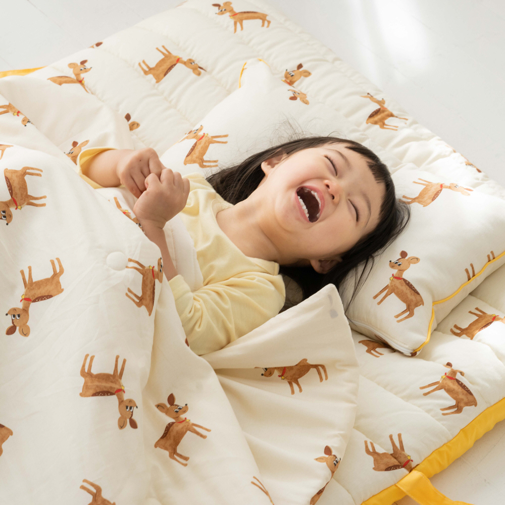 메리투투 NEW 모달 모카베어 사계절 포근한 어린이집 낮잠이불 세트 2종