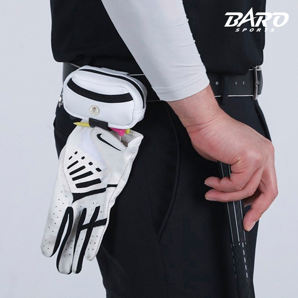 스컬 장갑 찍찍이 볼주머니 골프공 볼파우치 케이스 가방