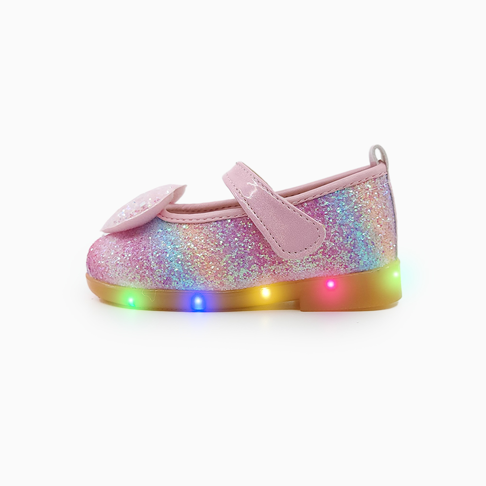 베이비솔 여아구두 유아 구두 아기 메리제인 LED 신발 클로이하트 - 상세 이미지 5
