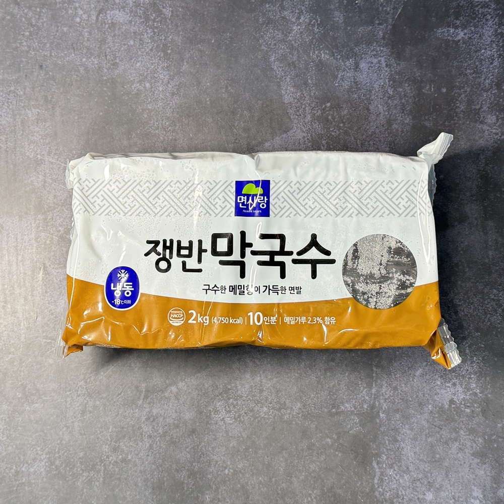 면사랑 쟁반막국수 막국수면 국수 2kg, 1개
