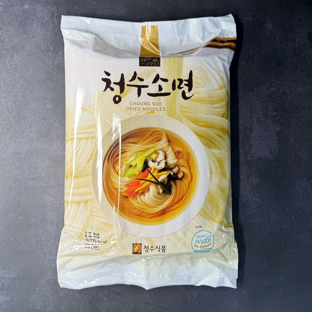 청수식품 청수소면 국수 옛날국수 소면 2.5kg, 6개 - 상세 이미지 2