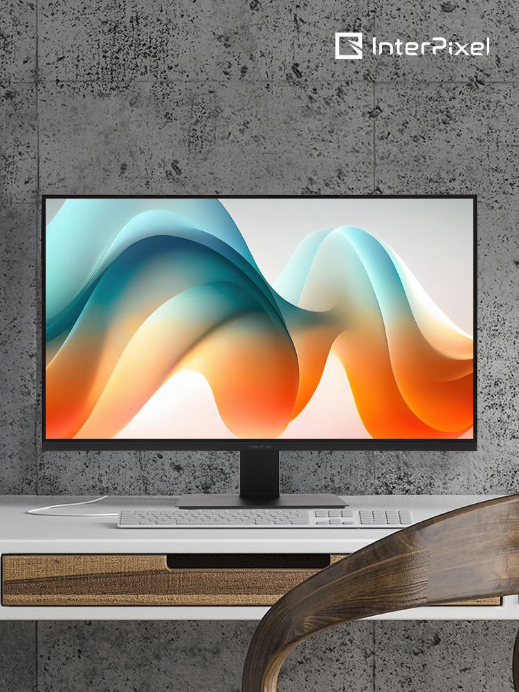 인터픽셀 IP2724 FHD 100Hz 사무용 보조 모니터 아이케어 68~69cm(27인치), 일반 - 상품 이미지