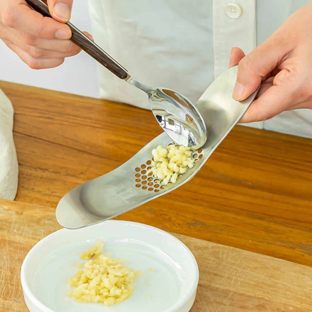 스텐 마늘다지기 수동 생강 마늘빻기 갈릭프레스 감자으깨기