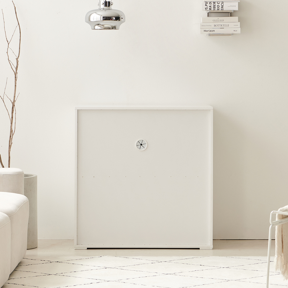 제니 높은 수납장 거실 안방 아파트 베란다 다용도실 작은 수납장 800형 핑크