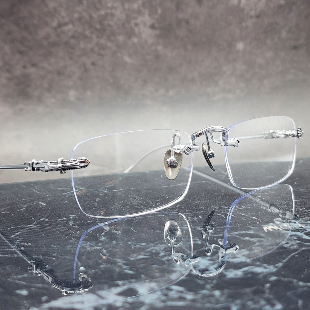 티타늄 무테 안경