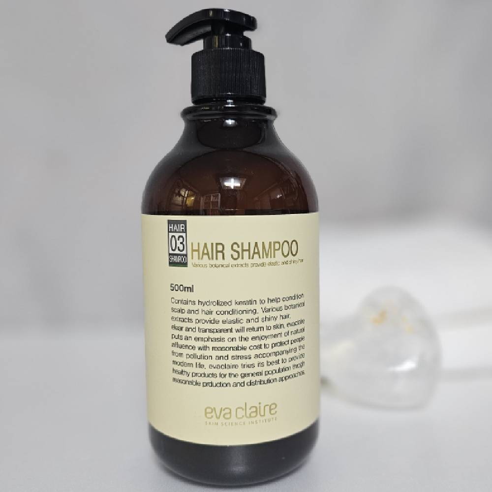 에바끌레르 단백질 함유 탄력있는 영양 모발 헤어 샴푸 500ml