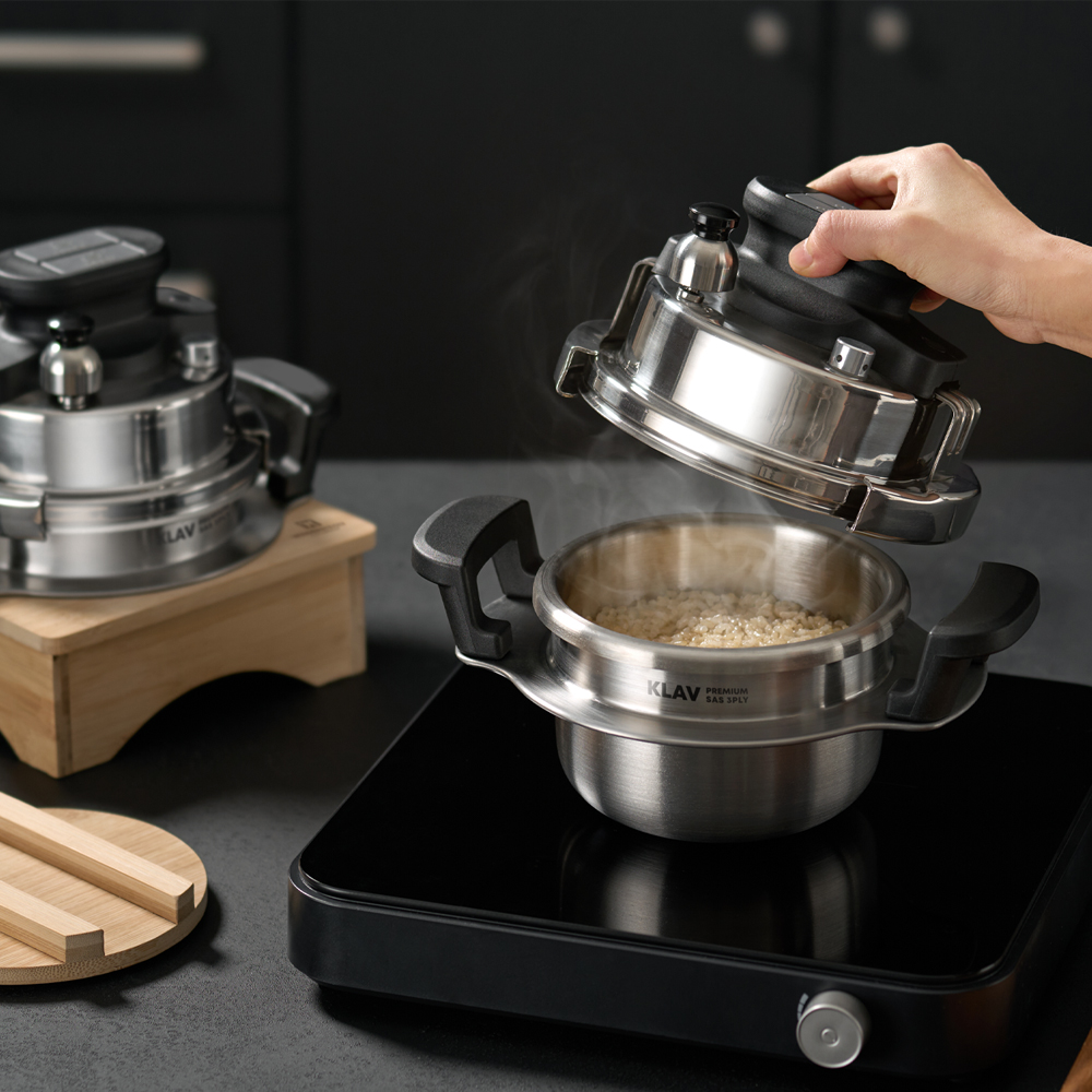 바겐슈타이거 통3중 스텐 클라프 미니 압력솥 가스 인덕션 솥밥