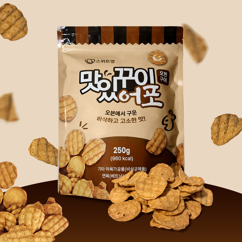 스위트영 맛있꾸이 어포 스낵 250g - 상품 이미지
