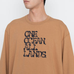 나나미카 24SS OOAL L/S Graphic Tee nanamica 착용 후기 | 사이즈/핏 총정리 - 상품 이미지 3