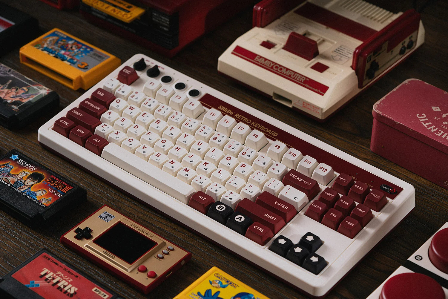 8BITDO 레트로 기계식 키보드 유무선 핫스왑 87키 게이밍 - 상세 이미지 5