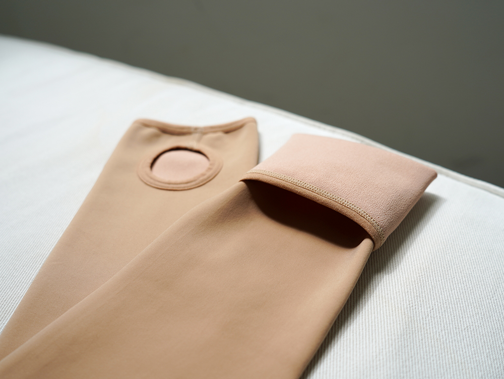 여성 골프 스타킹 기모 겨울 레깅스 타이즈 150D 스킨 고리