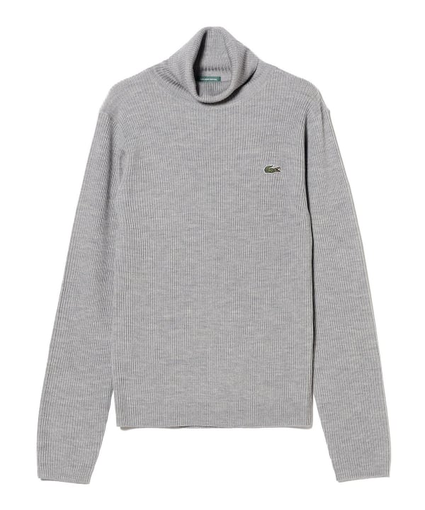 라코스테 x 빔즈 터틀넥 목폴라 turtle knit 니트 이미지 3