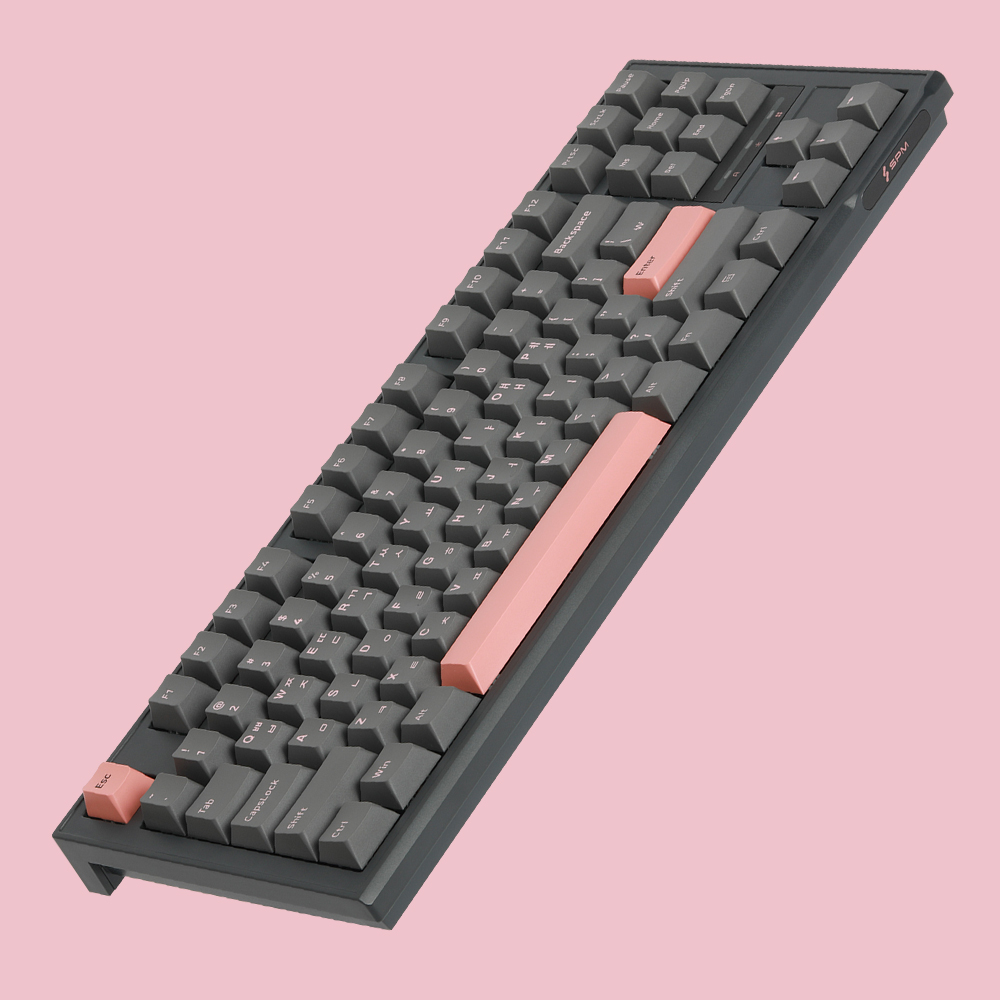 SPM PL87A PBT 바다소금 텐키리스 게이밍 기계식 키보드 - 상세 이미지 3