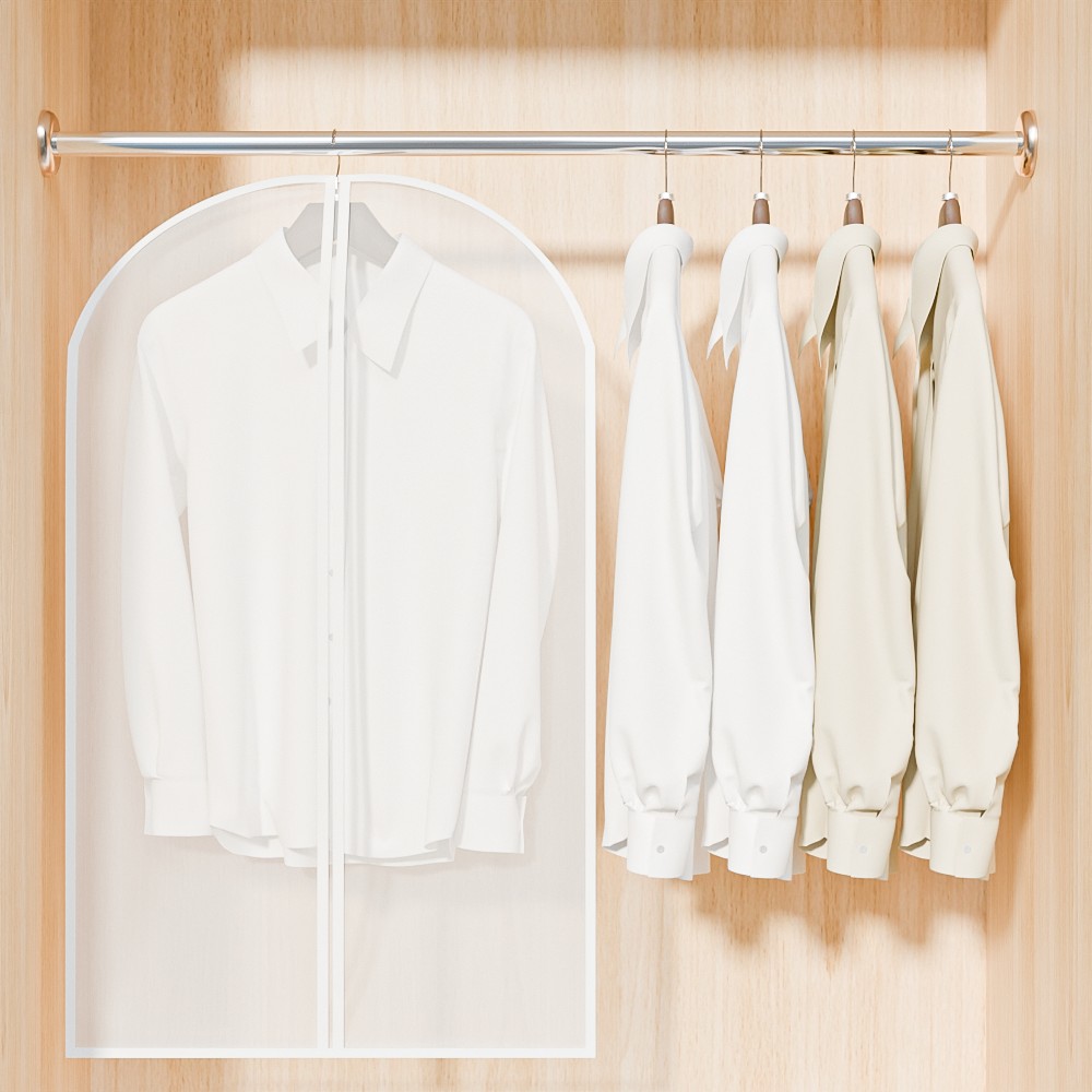 반투명 옷보관커버 코트 의류 겨울옷 보관 M 세탁소비닐 제품 이미지