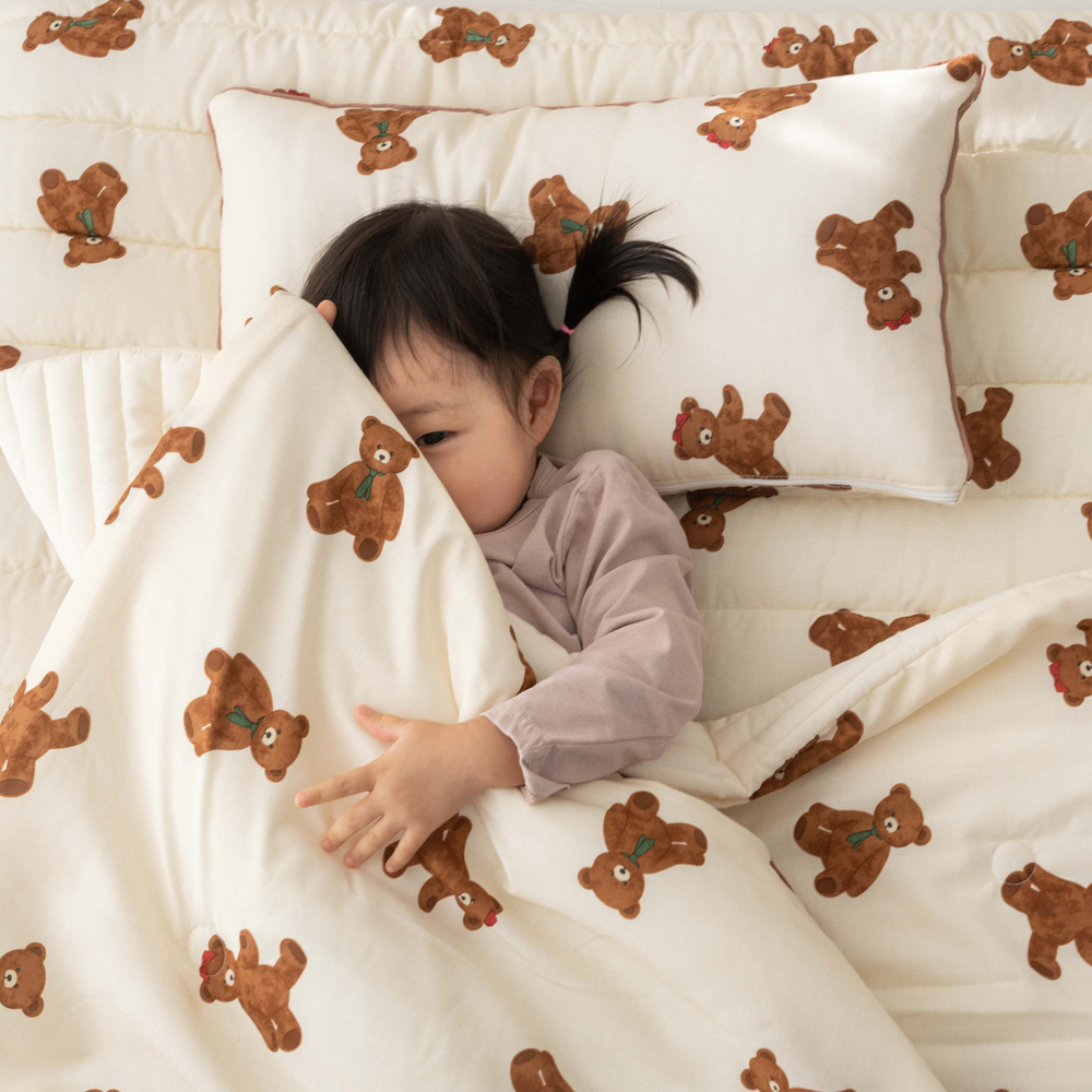 메리투투 NEW 모달 사계절 모카베어 어린이집 낮잠이불