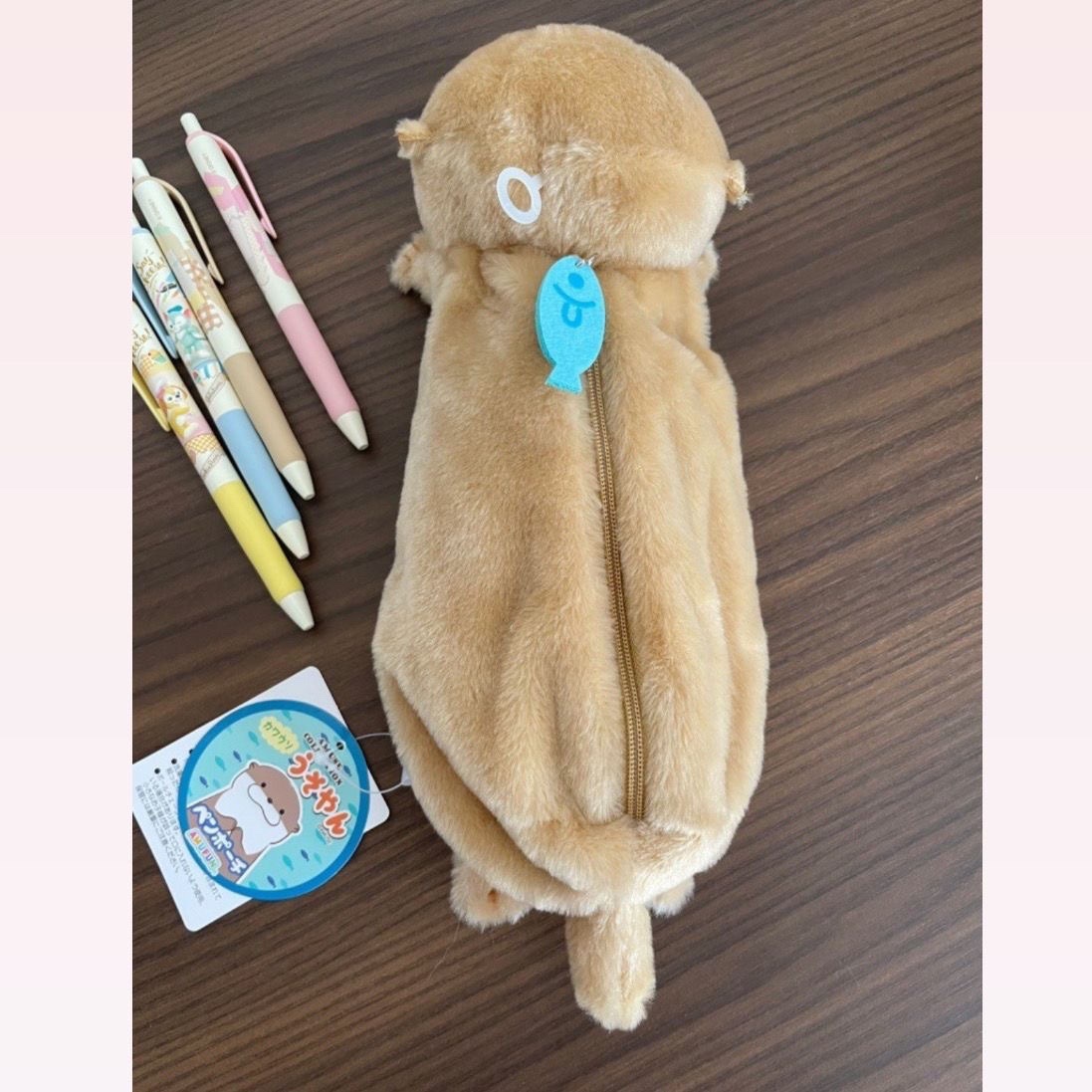 수달 필통 문구 동물 펜케이스 동물필통 해달 수납 귀여운 인형 파우치 - 상세 이미지 2
