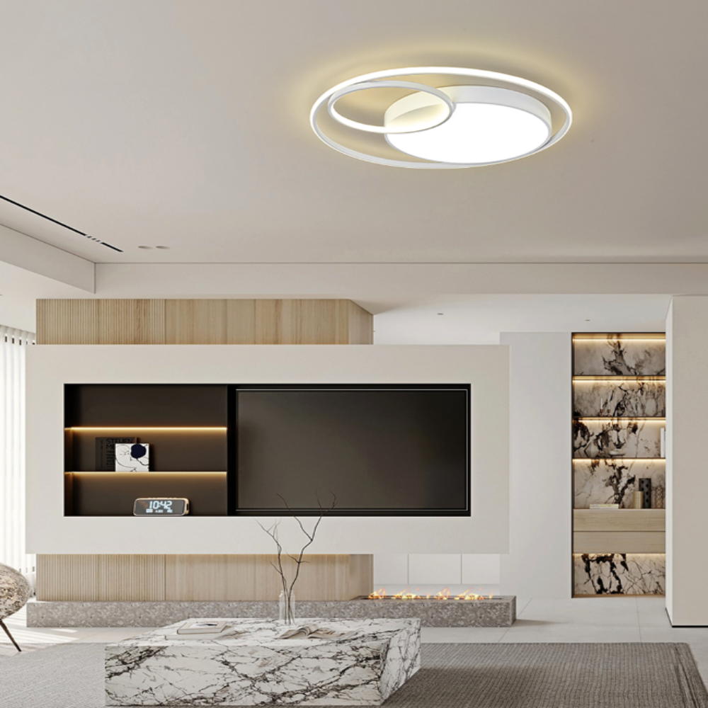 KS LED 100W 삼성칩 원형 거실등 거실조명 안방등 화이트 - 상품 이미지
