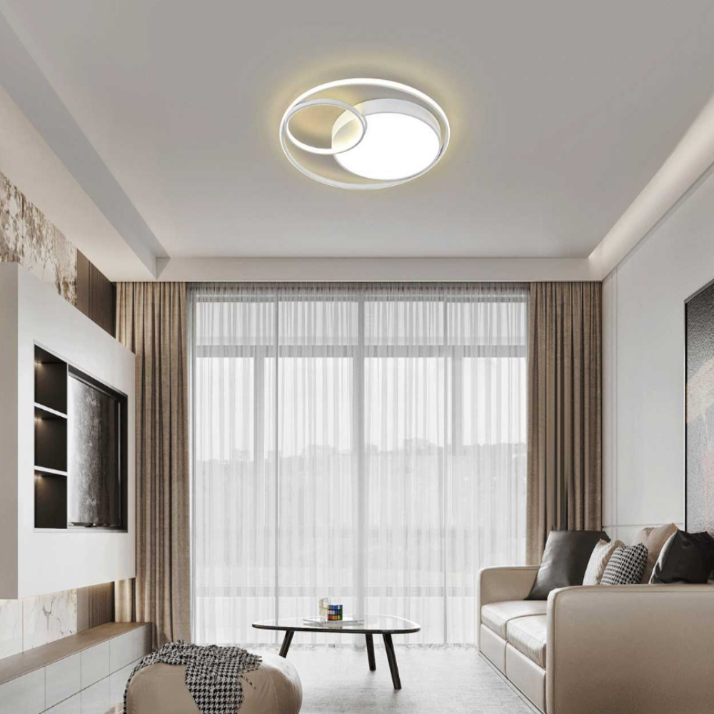 KS LED 100W 삼성칩 원형 거실등 거실조명 안방등 화이트 - 상세 이미지 2