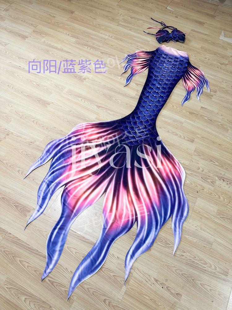 머메이드아웃핏 인어 물고기 꼬리 슬림핏 아쿠아리움 공연 슈트 수족관 다이빙 수중촬영 - 상세 이미지 2