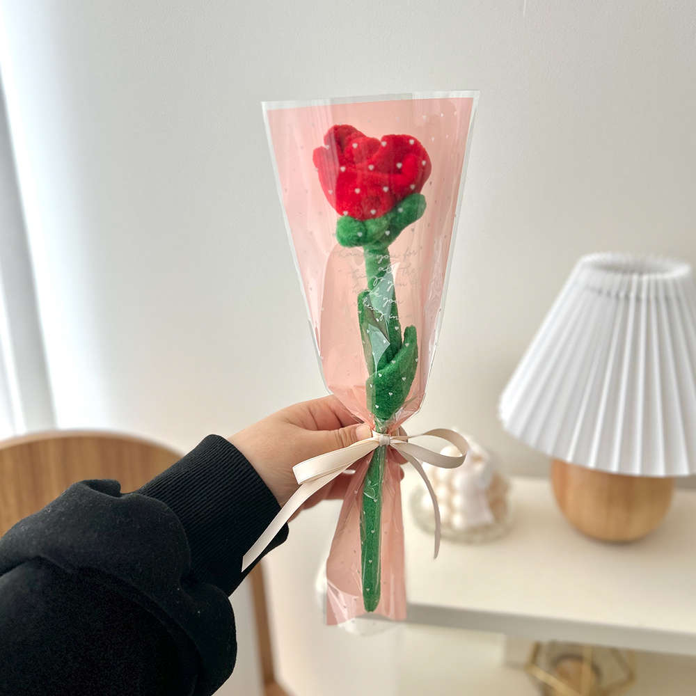 장미 인형꽃 한송이 졸업식 꽃다발 입학 유치원 어린이집 학예회 콩쿨 김포 - 상세 이미지 5