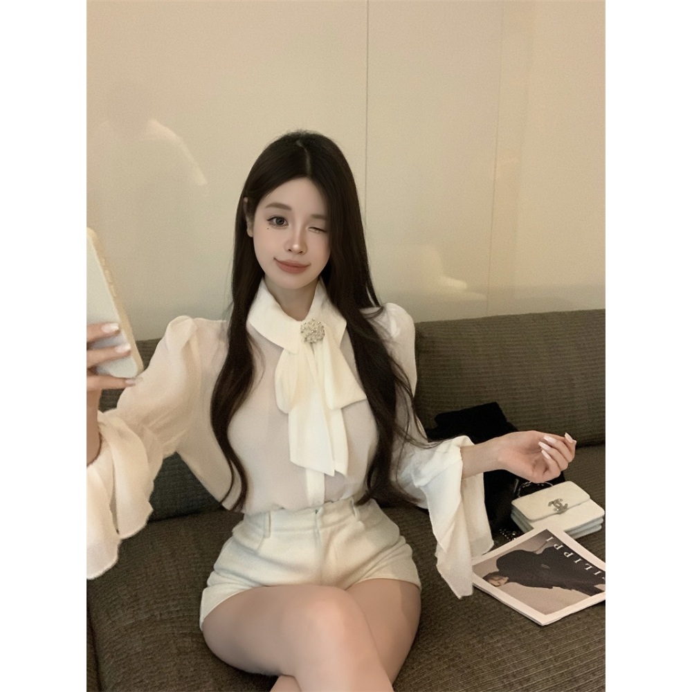효심이네 각자도생 39화 장숙향 이휘향 블라우스 리본 페미닌 이미지 3