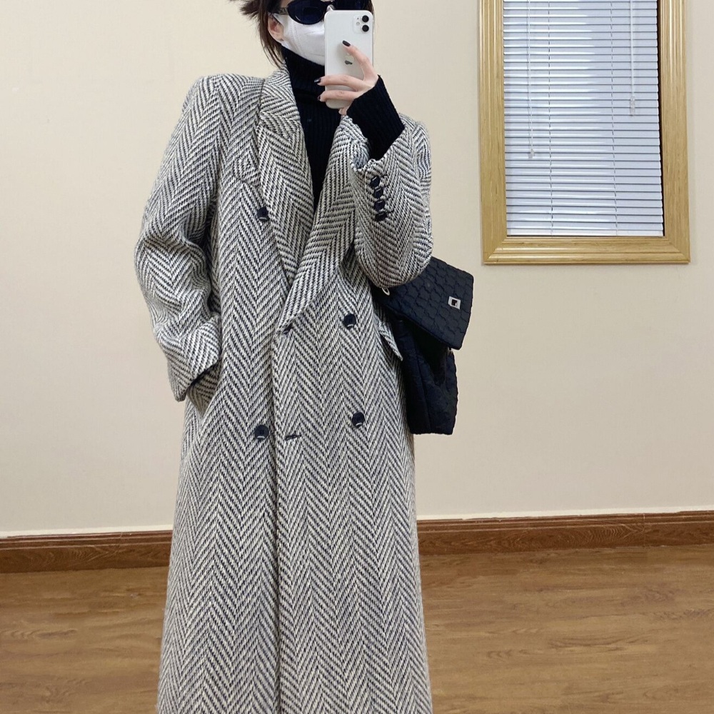 강태호 하준 코트 효심이네 각자도생 38화 그레이 체크코트 이미지