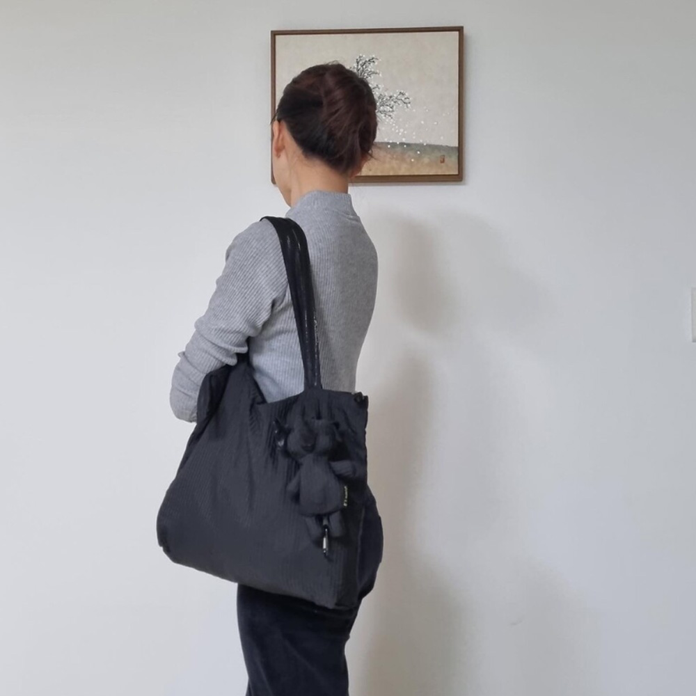 엘리프 폴더블백 접는가방 기내 해외여행 보조가방 M - 상세 이미지 5