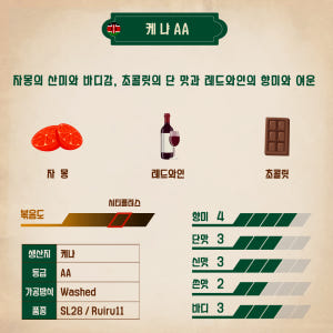 케냐 AA 키암부 원두 커피 당일로스팅 홀빈, 500g, 2개 맛있게 먹은 솔직 후기 - 상품 이미지 2