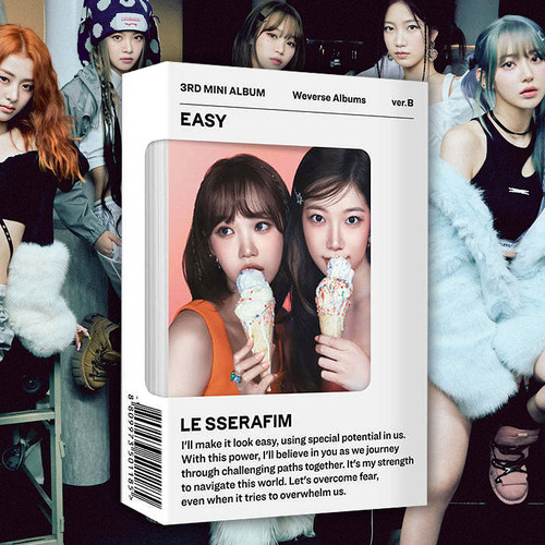 르세라핌 앨범+특전 EASY 이지 LE SSERAFIM 미니3집 위버스 노래 굿즈 상품 이미지