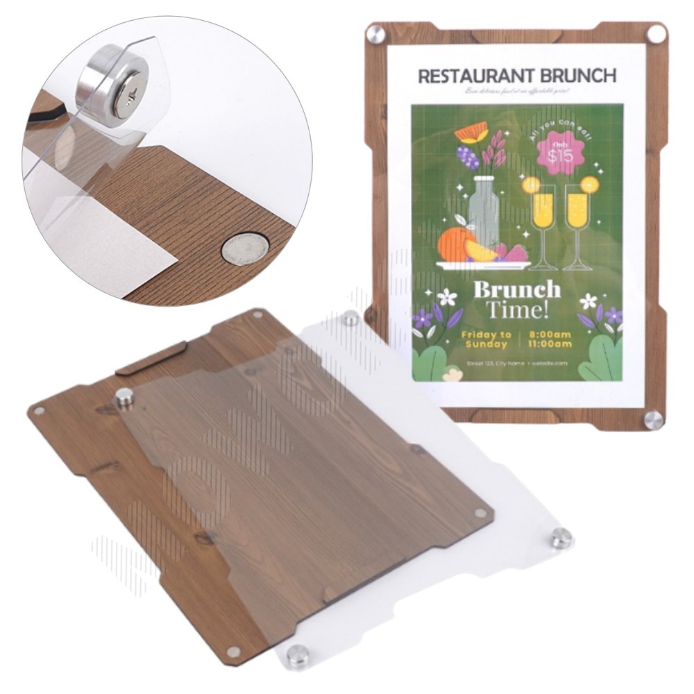 a4용지 게시판 알림판 케이스 아크릴 광고판 포켓 자석