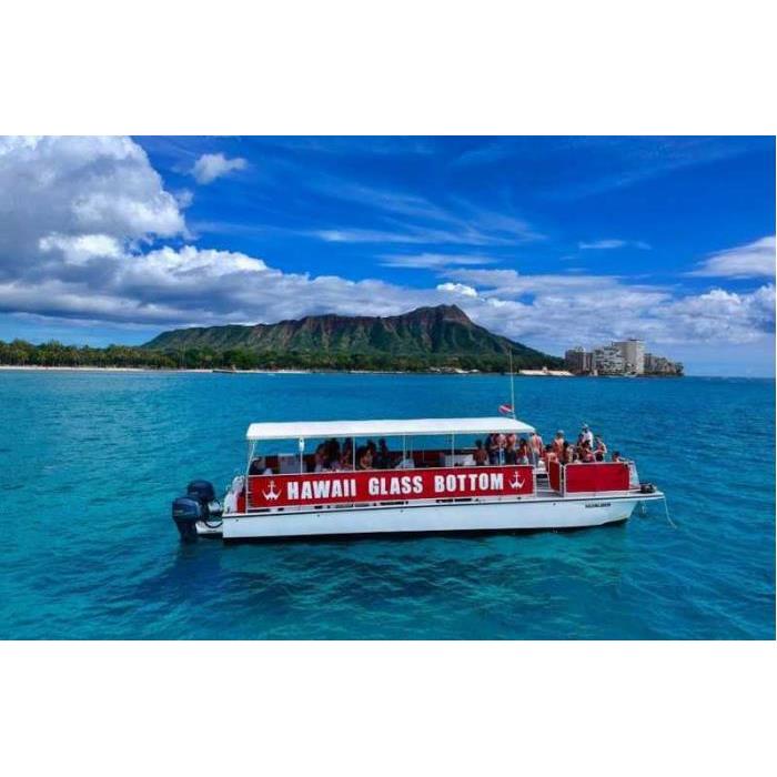 미국 하와이 오아후 와이키키 유리 바닥 보트 선셋 크루즈 이미지 2