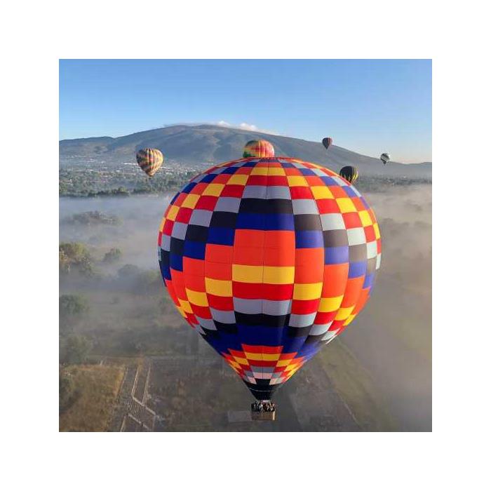 멕시코 멕시코시티에서 출발 테오티우아칸 열기구 비행 및 아침 식사 이미지 3