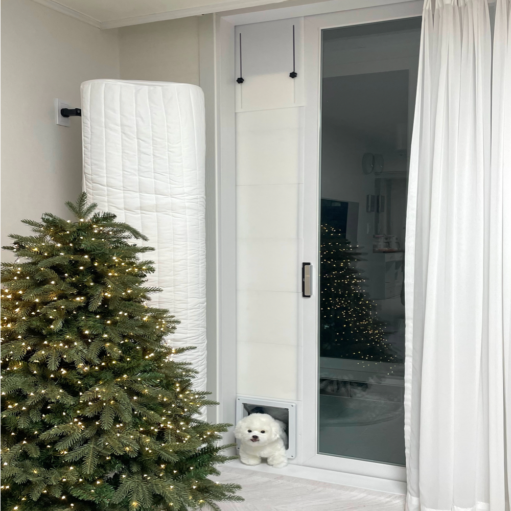 키즈온더블럭 펫도어 견문 강아지 고양이 안전문 베란다 펫도어 시공 미니