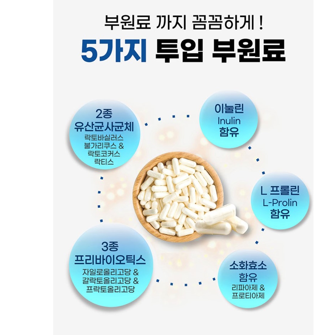 효과 좋은 장내 유산균 알약 유산균 캡슐형 40대 어른 유산균 이미지 2