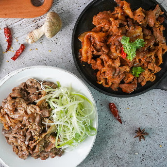 팬더박스 대구 북성로 업소용 벌크 대용량 식당 연탄 석쇠 불고기 1kg - 상품 이미지